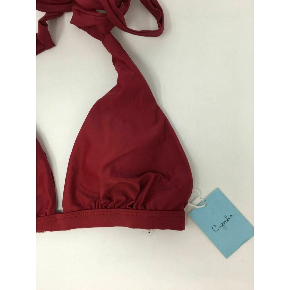 Women's Cupshe 2 Piece Bikini Set S Maroon - Picture 4 of 6